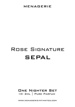 Rose Signature | SEPAL| Set (4) 2ML