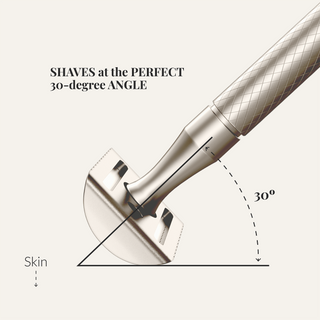 Safety Razor - Baron Classic - Brushed Alloy