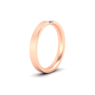 Single Emerald Mens Wedding Band - MENAGERIE Intimates MENS Lingerie
