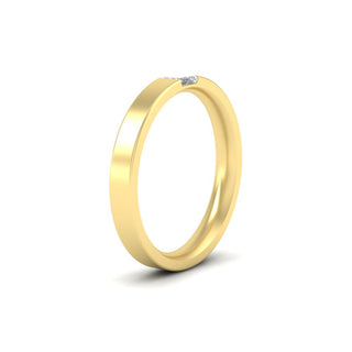 Single Emerald Mens Wedding Band - MENAGERIE Intimates MENS Lingerie