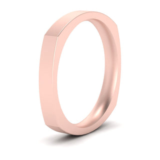 Square Wedding Band | 4 mm - MENAGERIE Intimates MENS Lingerie