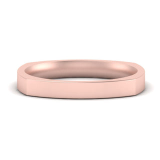 Square Wedding Band | 4 mm - MENAGERIE Intimates MENS Lingerie