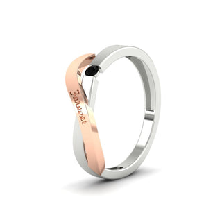 Swirl Love Mens Wedding Ring - MENAGERIE Intimates MENS Lingerie