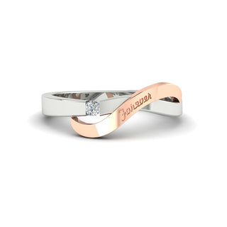 Swirl Love Mens Wedding Ring - MENAGERIE Intimates MENS Lingerie