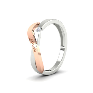 Swirl Love Mens Wedding Ring - MENAGERIE Intimates MENS Lingerie