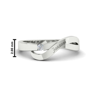 Swirl Love Mens Wedding Ring - MENAGERIE Intimates MENS Lingerie