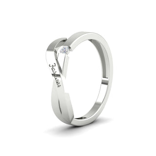 Swirl Love Mens Wedding Ring - MENAGERIE Intimates MENS Lingerie