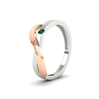 Swirl Love Mens Wedding Ring - MENAGERIE Intimates MENS Lingerie