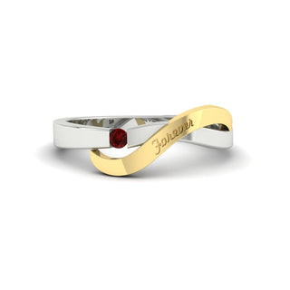 Swirl Love Mens Wedding Ring - MENAGERIE Intimates MENS Lingerie