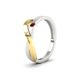 Swirl Love Mens Wedding Ring - MENAGERIE Intimates MENS Lingerie