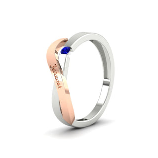 Swirl Love Mens Wedding Ring - MENAGERIE Intimates MENS Lingerie