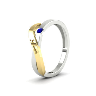 Swirl Love Mens Wedding Ring - MENAGERIE Intimates MENS Lingerie