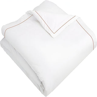 400TC Cotton Single Edge Embroidery Sateen Solid Duvet Cover Set