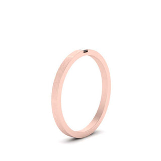 Thin Princess Cut Mens Band Ring - MENAGERIE Intimates MENS Lingerie