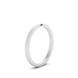 Thin Princess Cut Mens Band Ring - MENAGERIE Intimates MENS Lingerie
