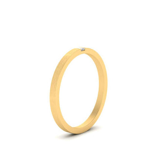 Thin Princess Cut Mens Band Ring - MENAGERIE Intimates MENS Lingerie