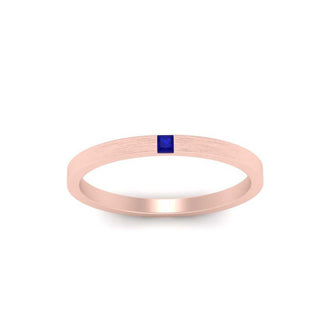 Thin Princess Cut Mens Band Ring - MENAGERIE Intimates MENS Lingerie