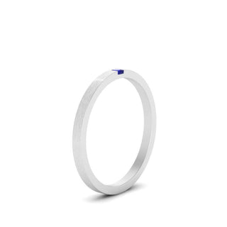 Thin Princess Cut Mens Band Ring - MENAGERIE Intimates MENS Lingerie