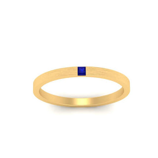 Thin Princess Cut Mens Band Ring - MENAGERIE Intimates MENS Lingerie
