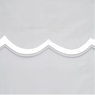 400TC Applique Scalloped Embroidery Cotton Duvet Cover Set