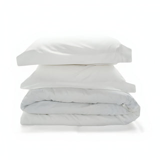 400TC Cotton Sateen Solid Duvet Cover Set