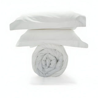 400TC Cotton Sateen Solid Duvet Cover Set