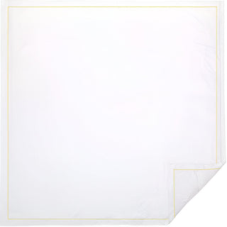 400TC Cotton Single Edge Embroidery Sateen Solid Duvet Cover Set