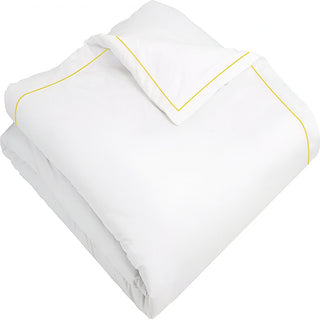 400TC Cotton Single Edge Embroidery Sateen Solid Duvet Cover Set