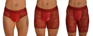 CORE 3-PACK UNDERWEAR in RED - MENAGERIE Intimates MENS Lingerie