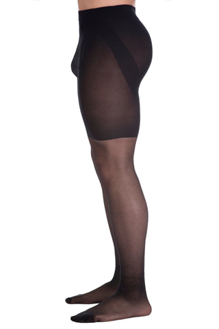 Sheer Fly Contour Tights - MENAGERIE Intimates MENS Lingerie
